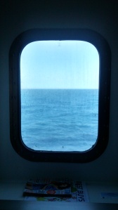The view from the cruise window